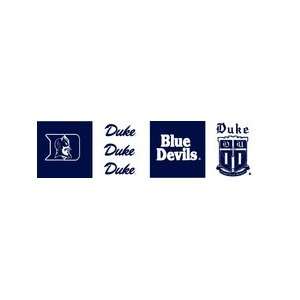  NCAA Duke Blue Devils 6 Block Style Wallpaper Border 