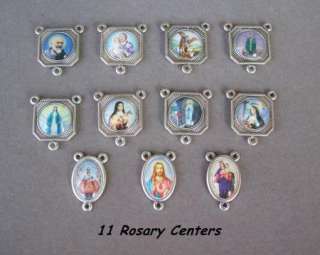 11 Rosary Centers St. Pio Rita Michael Mary Patrick ~ Making Rosaries 