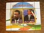 Malawi 2 stamps 2008 Obama & Malcolm X SV0303