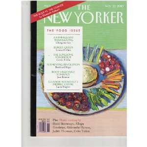  The New Yorker Magazine (The food issue, Nov. 22, 2010 