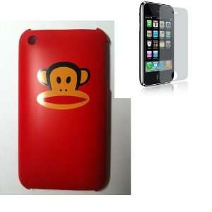 Red Monkey Designer Snap Slim Hard Protector Case Back Cover+ Screen 
