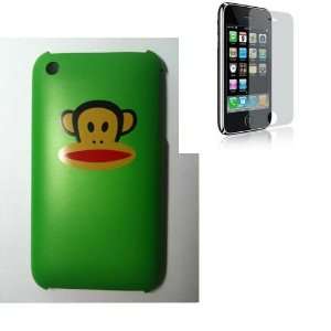 Green Monkey Designer Snap Slim Hard Protector Case Back Cover+ Screen 