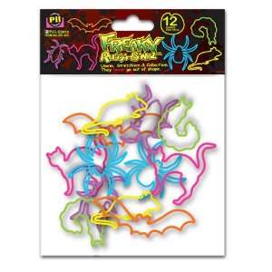  Shaped Rubber Bands Bracelets 12Pack Freaky Toys & Games