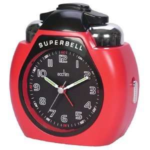 Acctim Superbell Red Quartz Bell Alarm Clock 13974 
