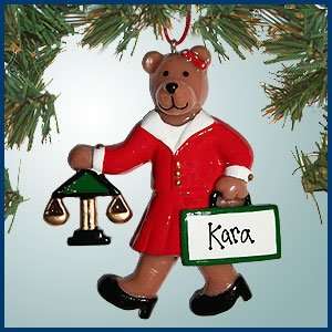  Personalized Christmas Ornaments   Female Lawyer on the Go 
