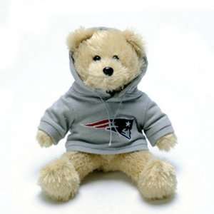    New England Patriots 8 Fuzzy Hoodie Bear