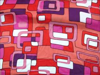 Abstract Pattern Satin Silk Drape Fabric By The Yard  