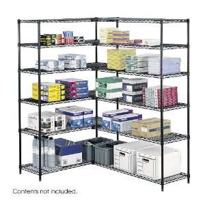  Safco Industrial Wire Shelving, 48 x 18 Inches (5291BL 