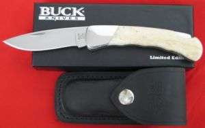Buck Knife 500 Duke Camel Bone 2010 Limited Edition 500BNSLE NEW 