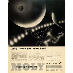 1936 Ad Climax Molybdenum Alloyed Steel Iron Products   Original Print 