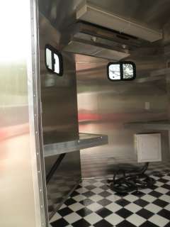   20 YELLOW FOOD EVENT BBQ ENCLOSED RACING CONCESSION TRAILER  