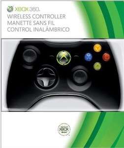 Original Genuine Microsoft Xbox 360 Wireless Controller Black NSF 