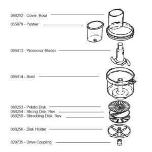 Bosch 088253 Potato Disk M6MM3 7MM2 4MM3 