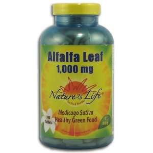 Natures Life Alfalfa 1000mg  Grocery & Gourmet Food