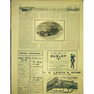  Advert Dunlop Lewis And Son Humphry Ward Napier 1913