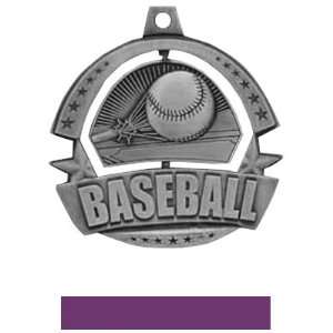  Hasty Awards Spinner Custom Baseball Medals SILVER MEDAL 