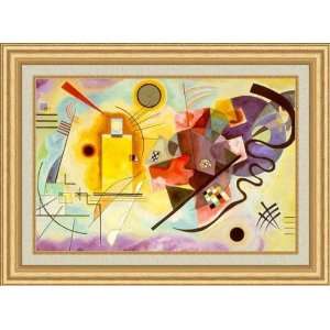 Yellow, Red, Blue by Wassily Kandinsky   Framed Artwork  