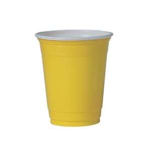Solo PS12Y Party Plas Cup 1214 Oz. Yel (1000 Pack)  