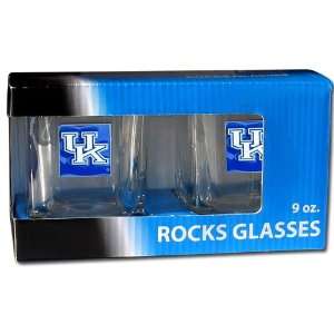  NCAA Kentucky Wildcats Rocks Glass Set