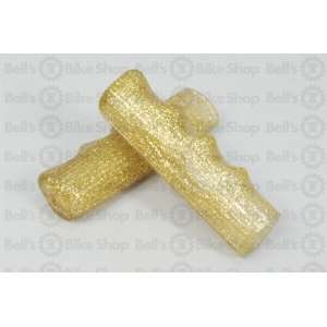  XLC Fingerplug Grips 112mm Sparkle Gold