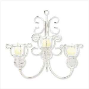 DISTRESSED SCROLLWORK CANDLEHD 