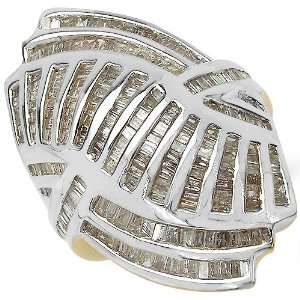  1.99 Carat 14K Gold Plated Genuine Diamond Accents 