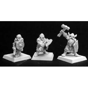  Warlord Dwarves w/ Axes (3) RPR 14112 Toys & Games