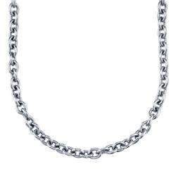 Stainless Steel 24 inch Rolo Link Necklace  
