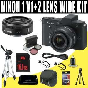  Nikon 1 V1 10.1 MP HD Digital Camera System with 10mm and 