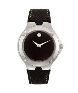 Movado Sport Edition Midsize Black Denim Watch  