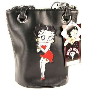  Casual Betty Boop Embroidered Vinyl Purse Sports 