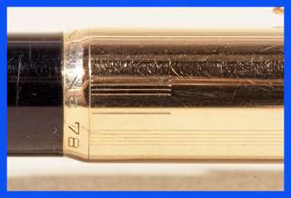   MONTBLANC Meistersück 78 Rolled Gold ball point pen, Giant Refill