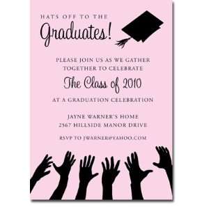 Noteworthy Collections   Graduation Invitations (Hats Off to the Grad 