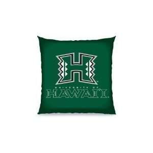  Hawaii Warriors 18X18 Toss Pillow   College Athletics NCAA 