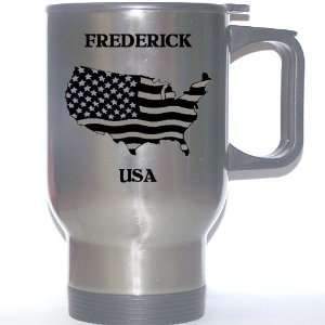  US Flag   Frederick, Maryland (MD) Stainless Steel Mug 
