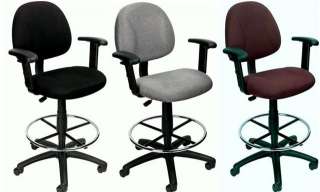 NEW DRAFTING BAR COUNTER STOOL CHAIRS WITH ADJ. ARMS  