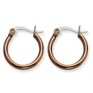  0.74 Stainless Steel 19mm Hoop Earrings Jewelry