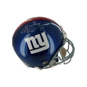   Jacobs Autographed New York Giants Replica Mini Football Helmet