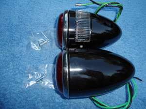   Ford Taillights 12 Volt Stop Tail Turn Hot Rod Glass Lenses  