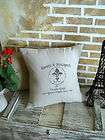 French Grain Sack   Tuscany   Distressed Pillow