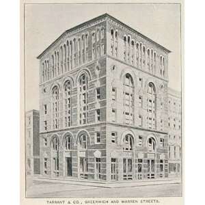  1893 Print Tarrant & Company Building New York City NYC 