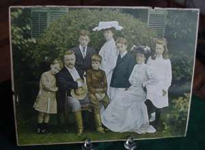 ANTIQUE PRESIDENT THEODORE ROOSEVELT FAMILY PHOTOGRAPH  