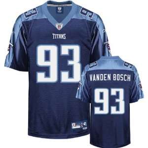 com Kyle Vanden Bosch Navy Reebok NFL Premier Tennessee Titans Jersey 