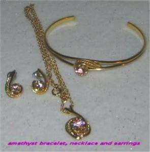 Gift Jewelry Amethyst 4 pc. Set Dubarry Fifth Avenue  