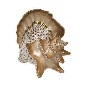  Herend Conch Shell Chocolate Fishnet