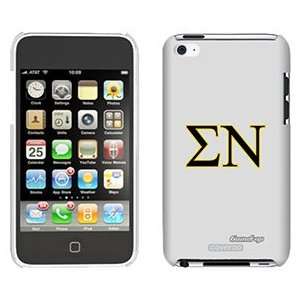  Sigma Nu letters on iPod Touch 4 Gumdrop Air Shell Case 