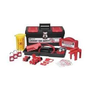 Combination Lockout Kit,toolbox,black   BRADY  Industrial 
