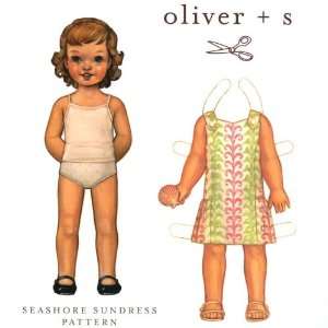  Oliver + S Seashore Sundress Pattern Size 6M 4 By The Each 