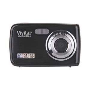  Vivitar VIVICAM V7024 BLACK 7.1MP 2.4INSCREEN 8X DIG ZOOM (Cameras 