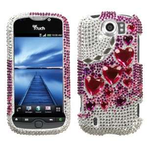   Diamond BLING Hard Case Phone Cover for T Mobile HTC myTouch 4G Slide